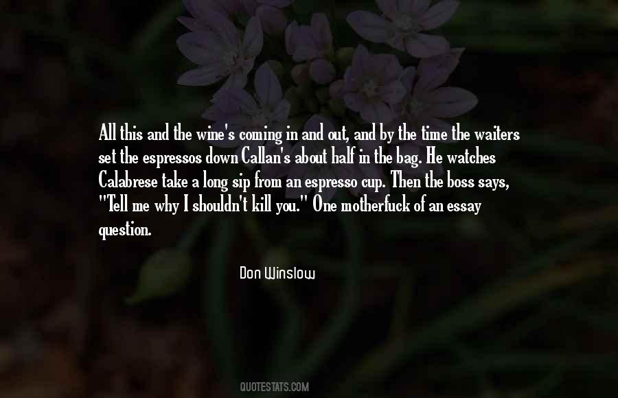 Don Winslow Quotes #1279841