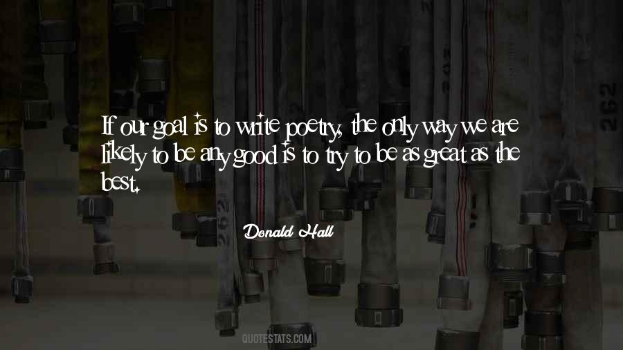 Donald Hall Quotes #1030662