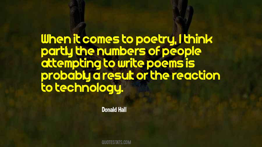 Donald Hall Quotes #1102051
