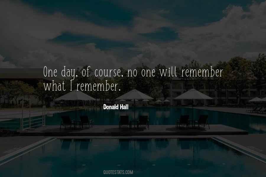 Donald Hall Quotes #117816