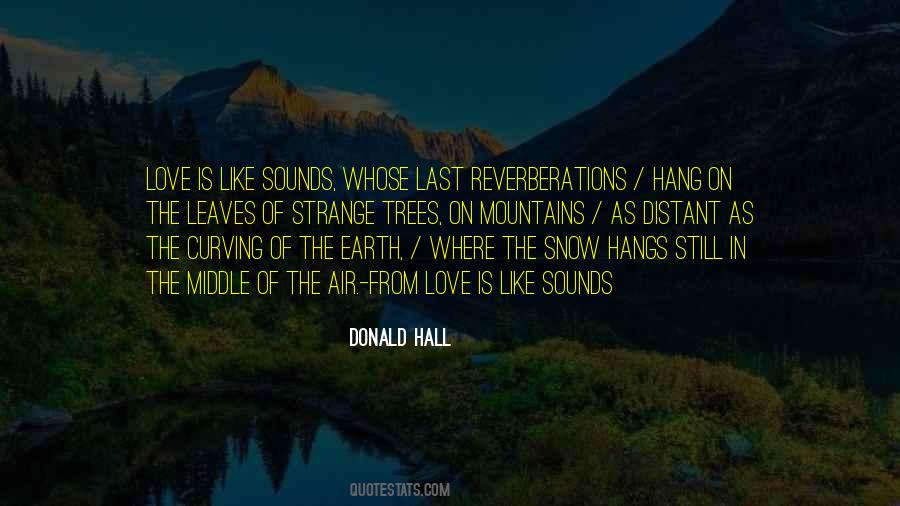 Donald Hall Quotes #127997