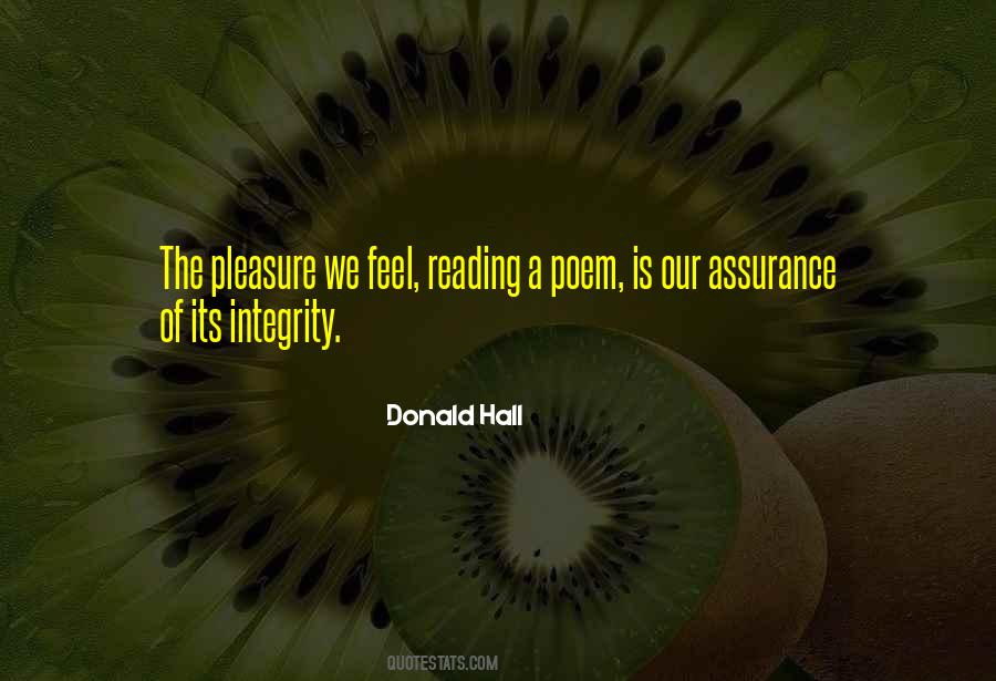 Donald Hall Quotes #1450489