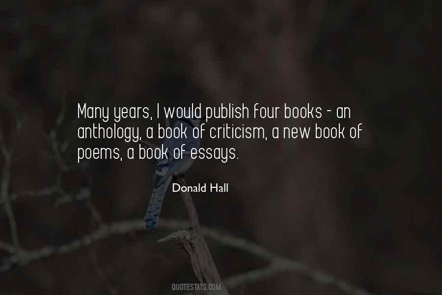 Donald Hall Quotes #1523304