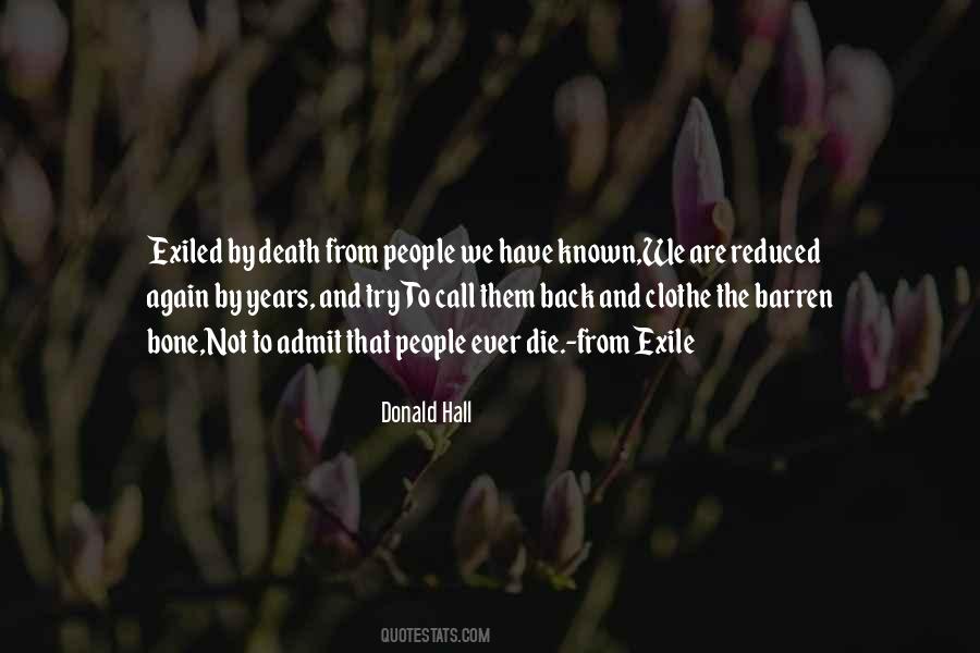 Donald Hall Quotes #889416