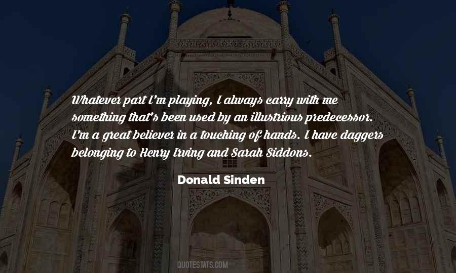 Donald Sinden Quotes #912791