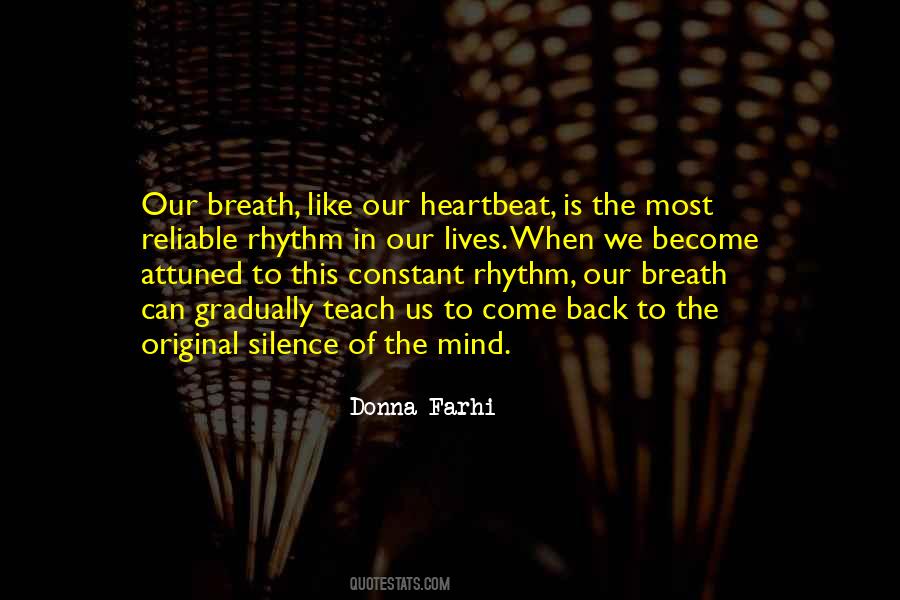 Donna Farhi Quotes #1509190