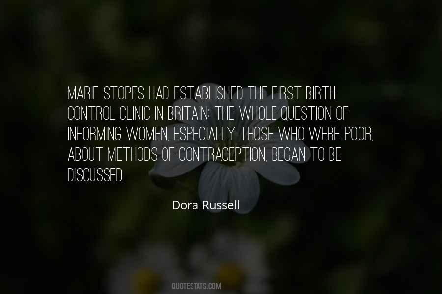 Dora Russell Quotes #961961