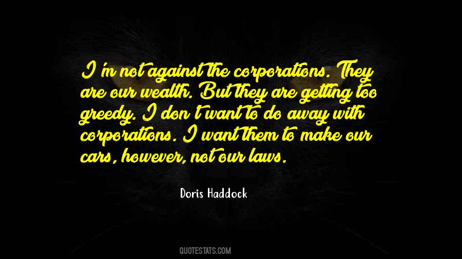 Doris Haddock Quotes #1281564