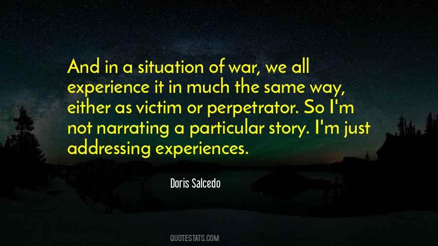 Doris Salcedo Quotes #1232003