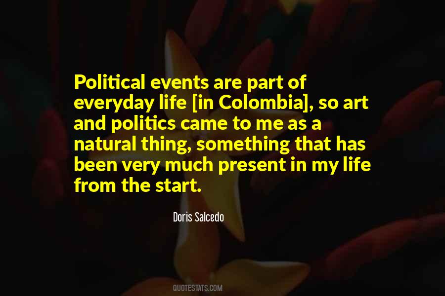 Doris Salcedo Quotes #1405305