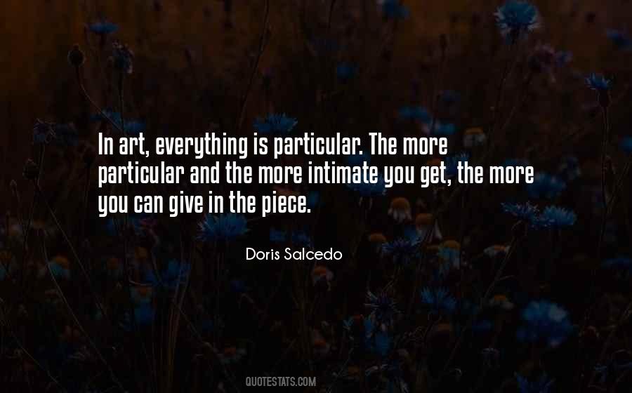 Doris Salcedo Quotes #1600620