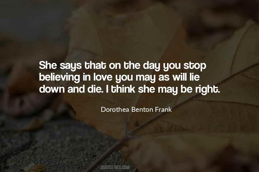 Dorothea Benton Frank Quotes #227864