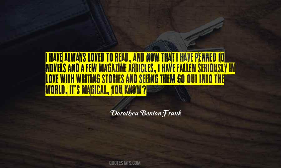 Dorothea Benton Frank Quotes #65901