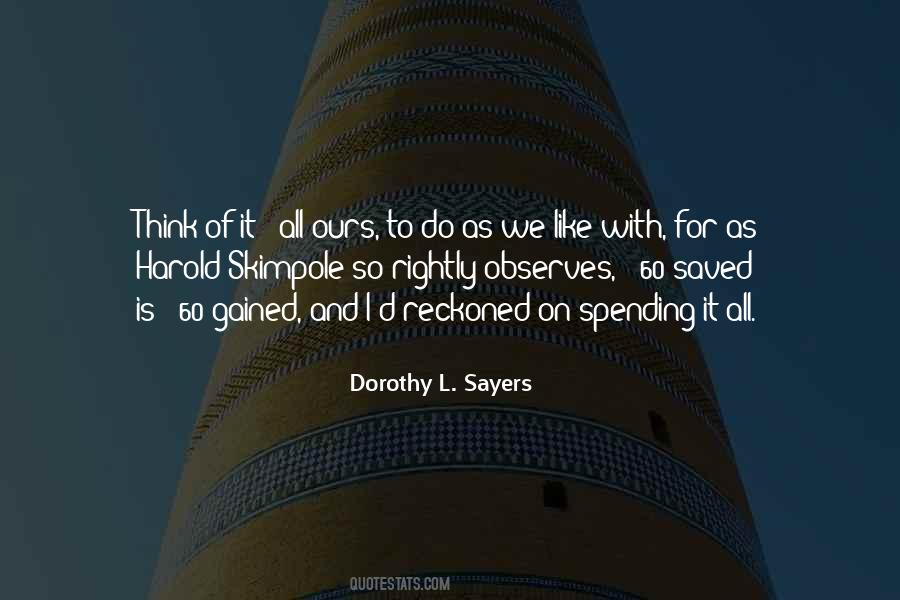 Dorothy L Sayers Quotes #191196