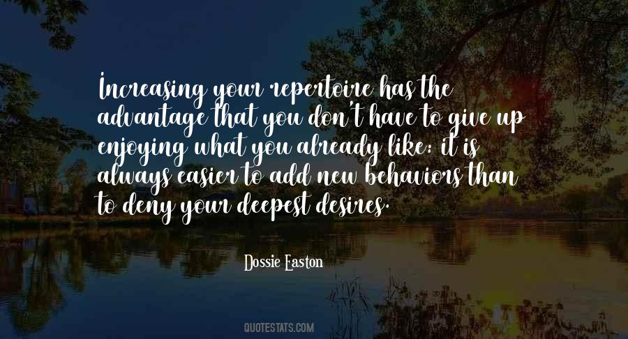 Dossie Easton Quotes #436907