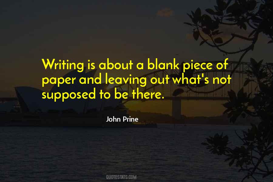 Quotes About Writing A Paper #166744