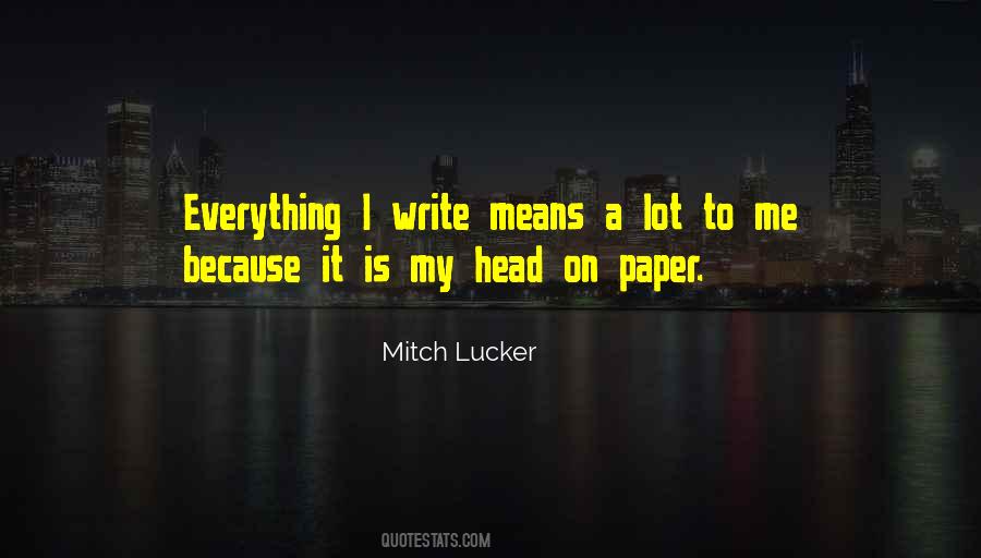 Quotes About Writing A Paper #206678