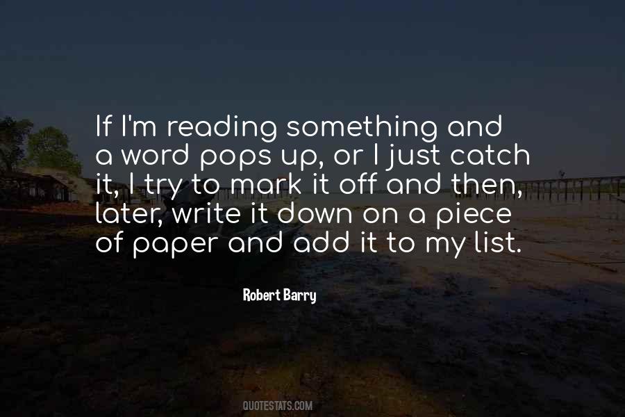 Quotes About Writing A Paper #451939