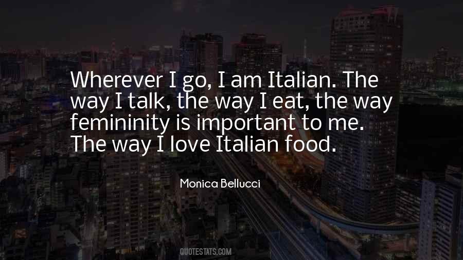 Quotes About Italian Food #912467