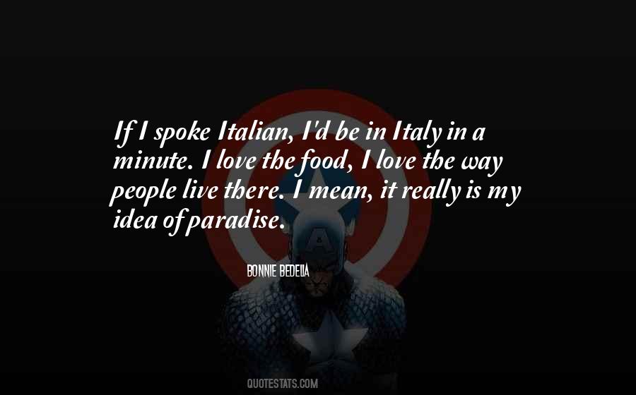 Quotes About Italian Food #952789