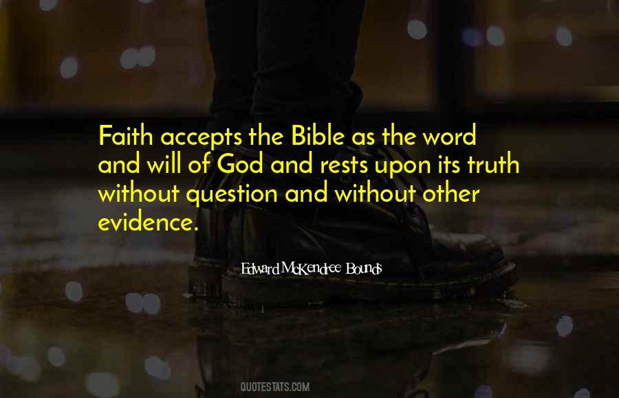 Quotes About The Word Of God The Bible #809935