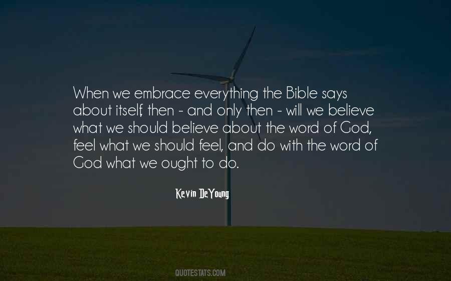 Quotes About The Word Of God The Bible #818424