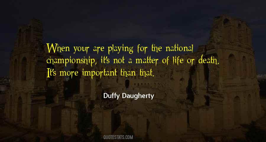 Duffy Daugherty Quotes #1000219
