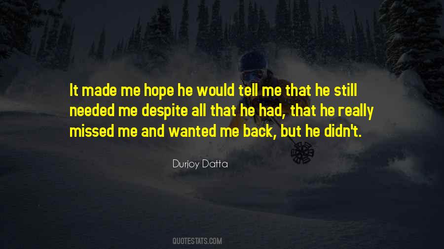 Durjoy Datta Quotes #1736621