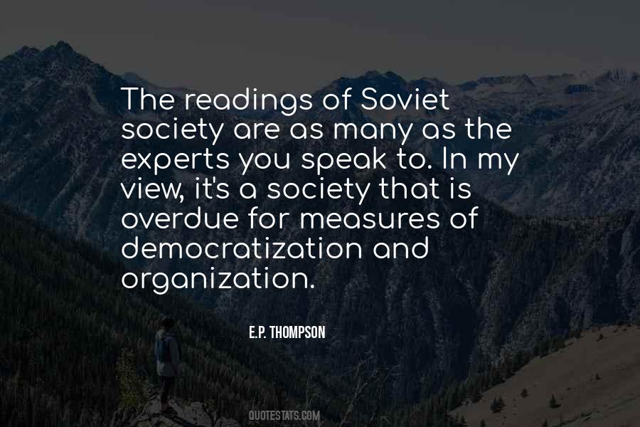 E P Thompson Quotes #648703