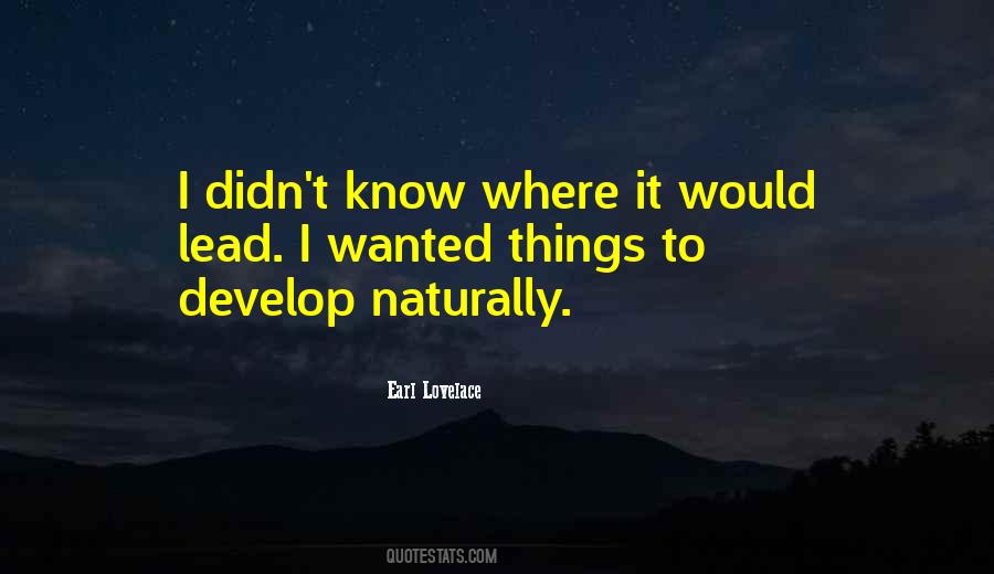 Earl Lovelace Quotes #1765046