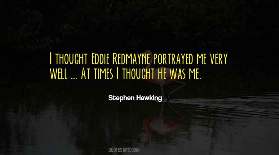 Eddie Redmayne Quotes #819674
