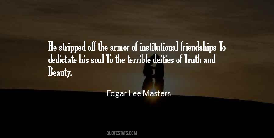 Edgar Lee Masters Quotes #1052205