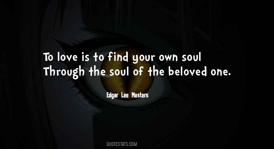 Edgar Lee Masters Quotes #1768887