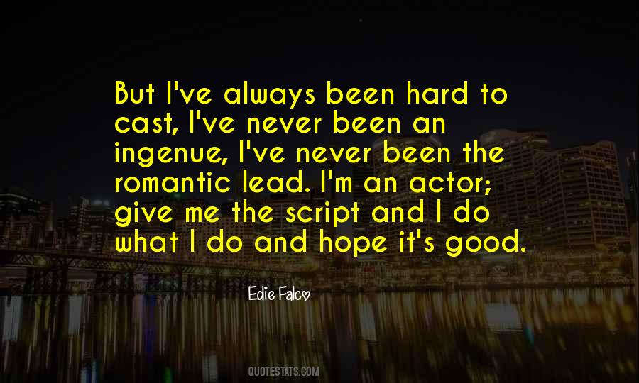 Edie Falco Quotes #56211