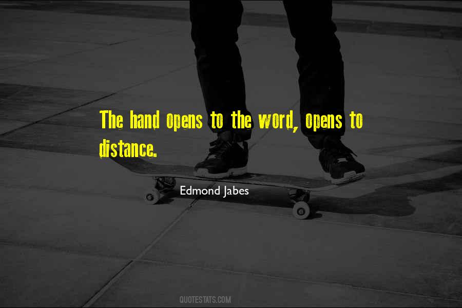 Edmond Jabes Quotes #1625306