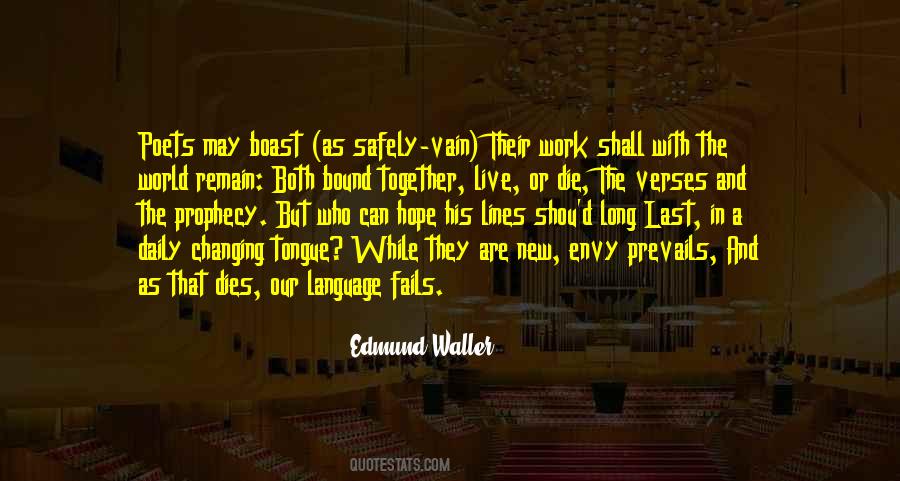 Edmund Waller Quotes #1579631