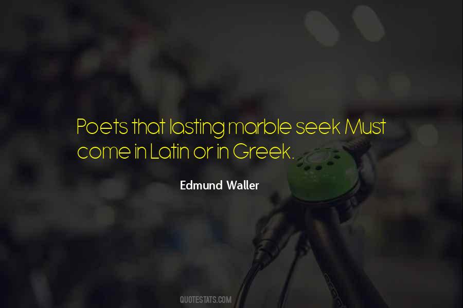 Edmund Waller Quotes #335239