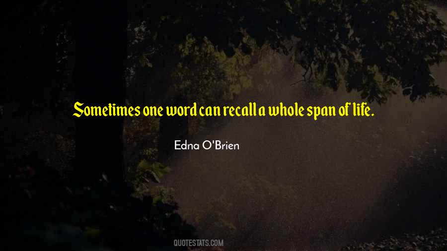 Edna O'brien Quotes #160884