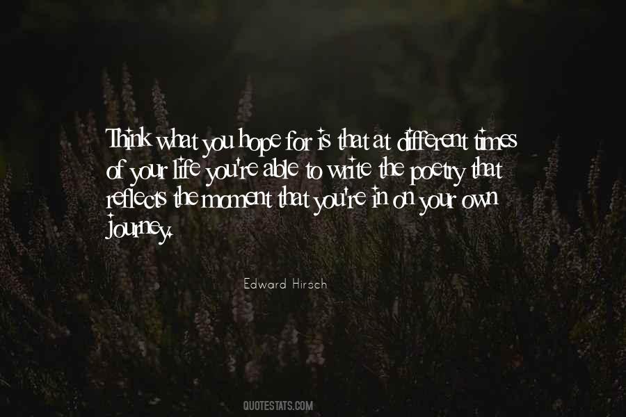 Edward Hirsch Quotes #174919