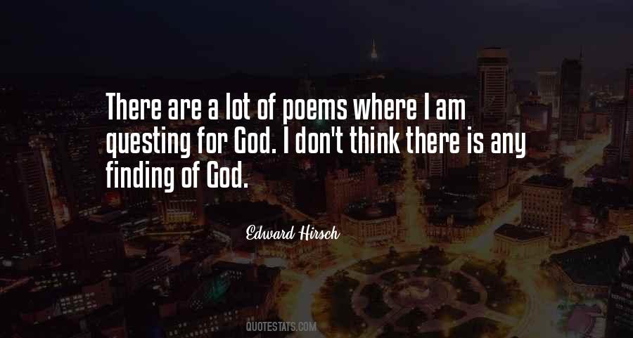 Edward Hirsch Quotes #600767