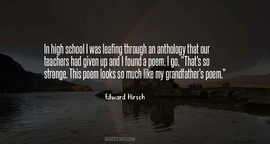 Edward Hirsch Quotes #670997