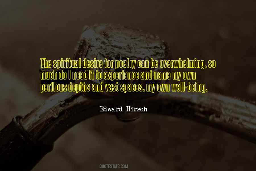 Edward Hirsch Quotes #678788