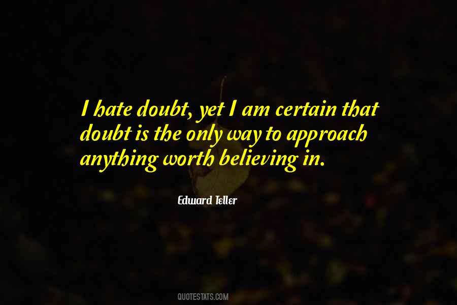 Edward Teller Quotes #292368