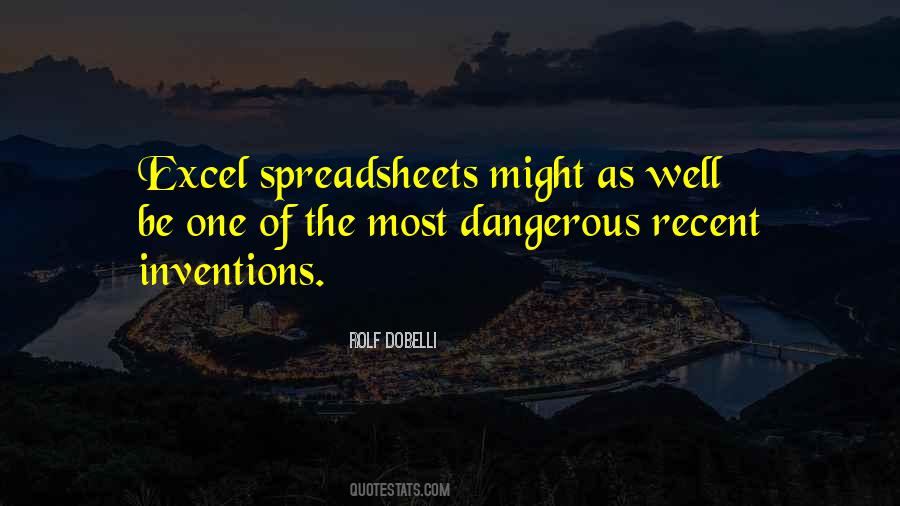 Quotes About Spreadsheets #105026