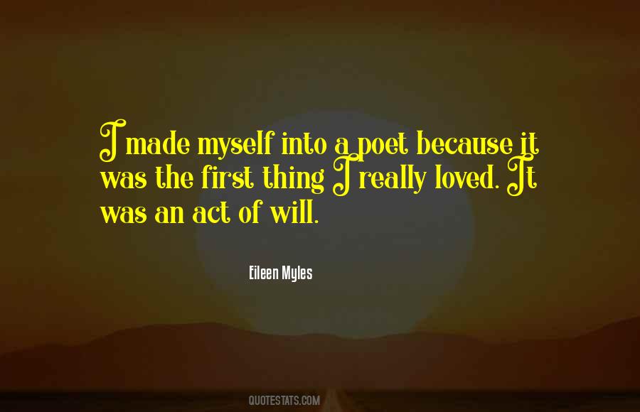 Eileen Myles Quotes #1595304