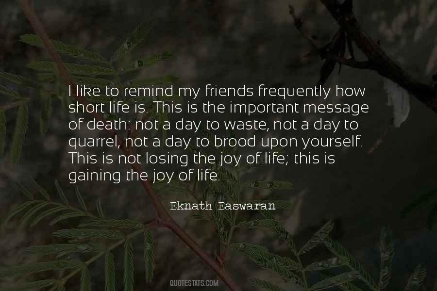 Eknath Easwaran Quotes #386952