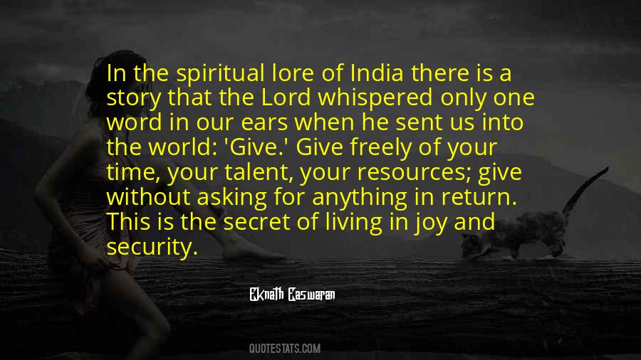 Eknath Easwaran Quotes #622169