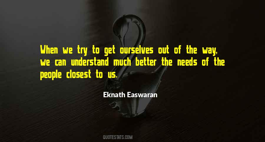 Eknath Easwaran Quotes #690125