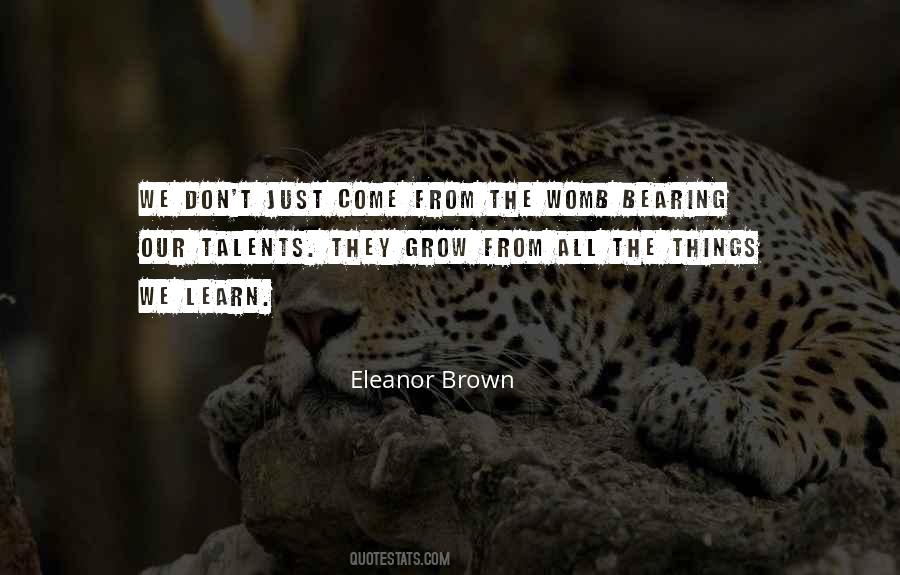 Eleanor Brown Quotes #593632