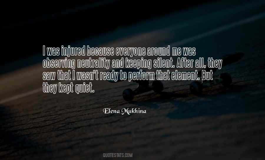 Elena Mukhina Quotes #1712827